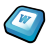 Microsoft Office Word Icon 48x48 png
